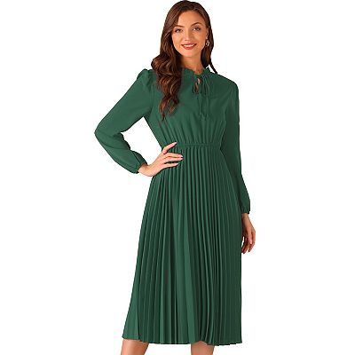 blue and green one shoulder dress Elliot Asymmetric One Shoulder Midi Dress in Hunter Green