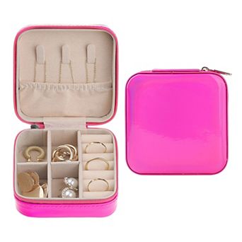 Travel Jewelry Box For Women Birthday Gifts Portable Jewelry Organizer Case Storage Display Holder