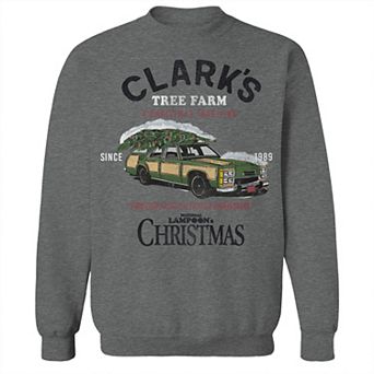 Men's Tree Farm National Lampoon's Christmas Vacation Graphic Fleece Crew Sweatshirt