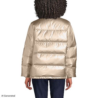 Women's Lands' End Wide Channel 600 Down Oversized Puffer Jacket