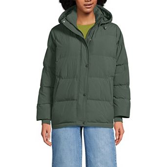 Women's Lands' End Wide Channel 600 Down Oversized Puffer Jacket