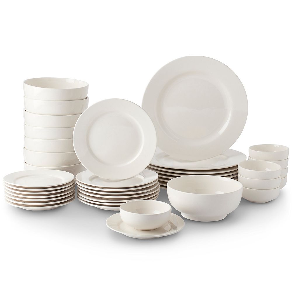 The Big One® 40-pc. Broad Rim Dinnerware Set