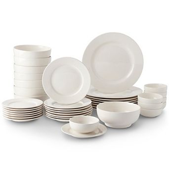 The Big One® 40 pc Broad Rim Dinnerware Set