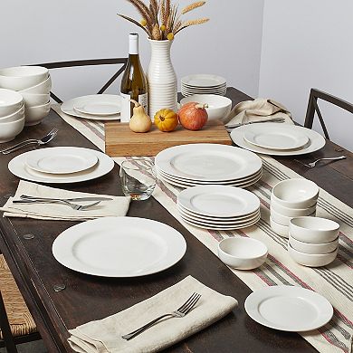 The Big One 40-pc. Broad Rim Dinnerware Set