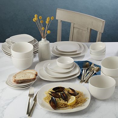 The Big One 40-pc. Soft Square Dinnerware Set