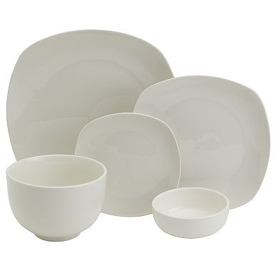 The Big One 40-pc. Soft Square Dinnerware Set