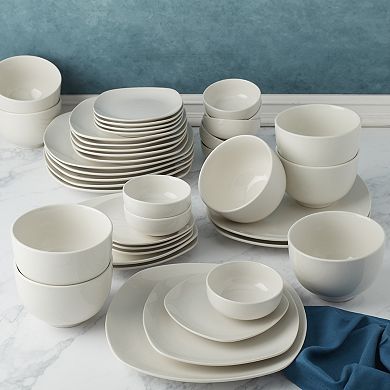 The Big One 40-pc. Soft Square Dinnerware Set