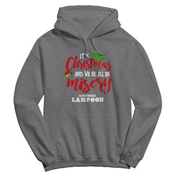 Men's National Lampoon's Christmas Vacation It's Christmas And We're All In Misery Graphic Hoodie