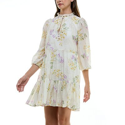 summer floral midi dress Cotton Blush Pink Floral Midi Sundress with Pockets Blush Pink / Small main image 0