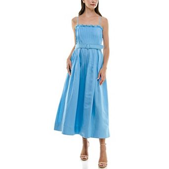 Women's Taylor Tuck Pleated Fit & Flare Dress