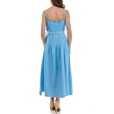 Women's Taylor Tuck Pleated Fit & Flare Dress