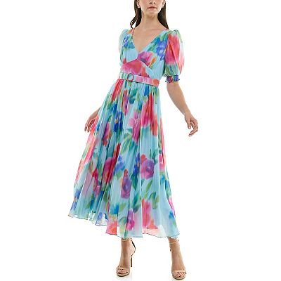 Women's Taylor Puff Sleeve Fit & Flare Dress