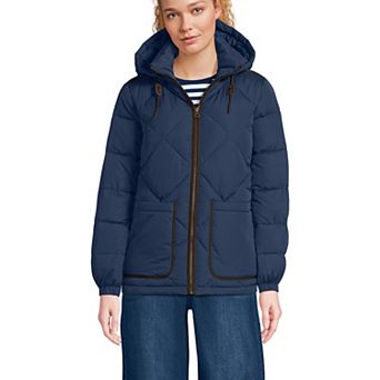 Women's Lands' End FeatherFree Insulated Diamond Quilted Jacket