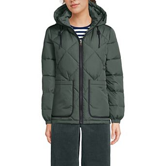 Women's Lands' End FeatherFree Insulated Diamond Quilted Jacket