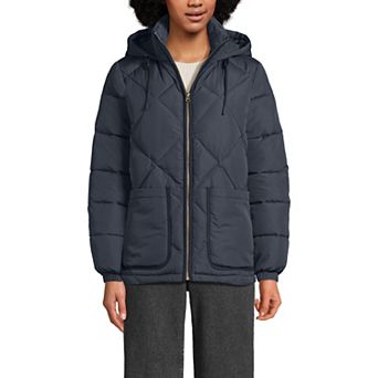 Women's Lands' End FeatherFree Insulated Diamond Quilted Jacket