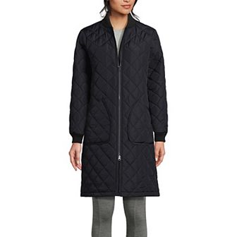 Women's Lands' End FeatherFree Insulated Bomber Coat
