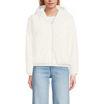 Women's Lands' End Diamond Reversible Insulated Jacket