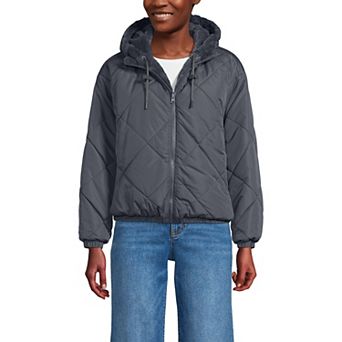 Women's Lands' End Diamond Reversible Insulated Jacket