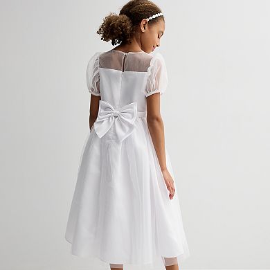 Girls 7-16 Bonnie Jean Medallion Communion Dress