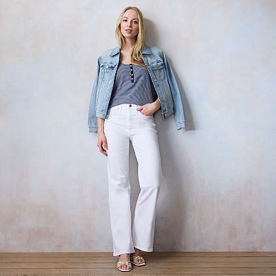 Women's LC Lauren Conrad Super High Rise Flare Jeans