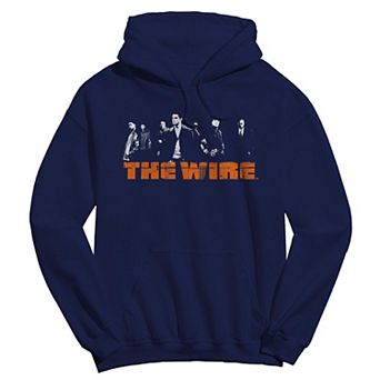 Men's The Wire Graphic Teehe Wire Cast The Wire Graphic Fleece Hoodie