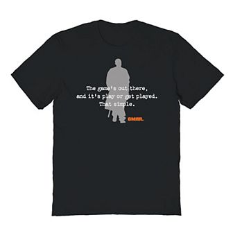 Men's Omar Silhouette Quote The Wire Graphic Tee
