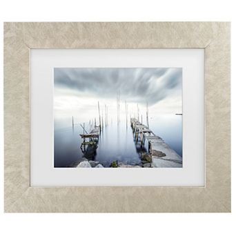 Trademark Fine Art Crossing Of The Future Matted Framed Wall Art
