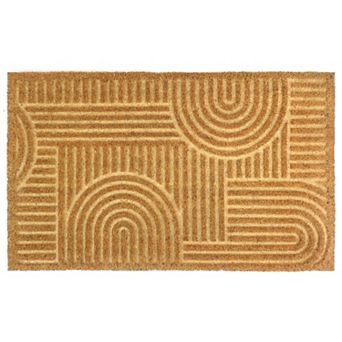 Sonoma Goods For Life® Embossed Modern Arches Coir Doormat