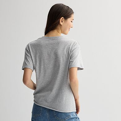 Juniors' Marvel Captain America Classic Shield Graphic Tee