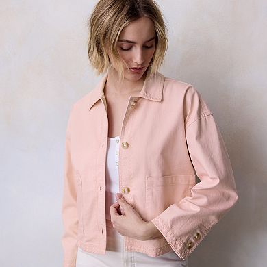 Women's LC Lauren Conrad Relaxed Femme Trucker Jacket