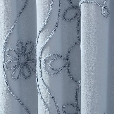 Peri Retro Scroll Shower Curtain