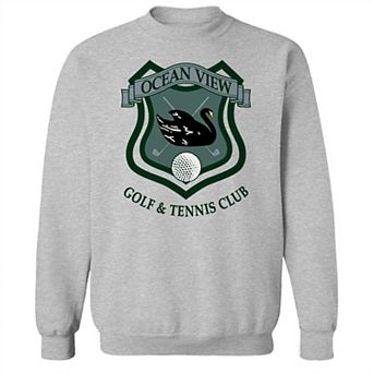 Men's Ocean View GTC Curb Your Enthusiasm Graphic Fleece Crew Sweatshirt