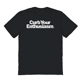 Men's Curb Your Enthusiasm Logo Curb Your Enthusiasm Graphic Tee
