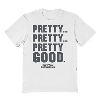 Men's Pretty Pretty Pretty Good Gray Curb Your Enthusiasm Graphic Tee