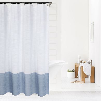 Sonoma Goods For Life® Blue Color Block Shower Curtain
