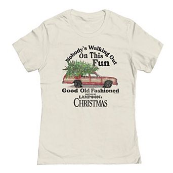 Junior's Nobody's Walking Out National Lampoon's Christmas Vacation Graphic Tee