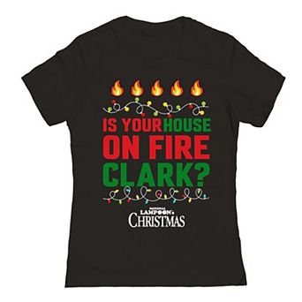Junior's Is Your House on Fire National Lampoon's Christmas Vacation Graphic Tee