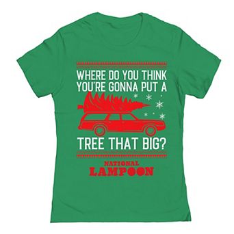 Junior's Tree That Big National Lampoon's Christmas Vacation Graphic Tee