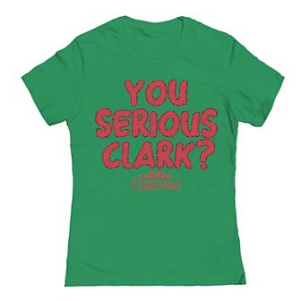 Junior's You Serious Clark Red National Lampoon's Christmas Vacation Graphic Tee