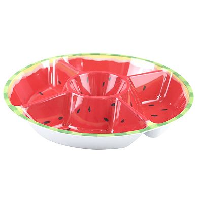 Celebrate Together™ Summer Melamine Watermelon Chip & Dip Tray