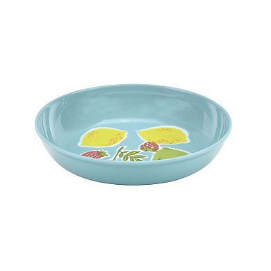 Celebrate Together™ Summer Blue Lemons Melamine Dinner Plate