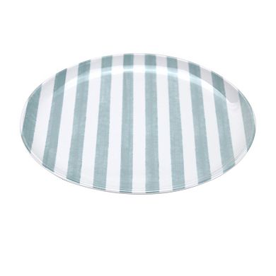 Celebrate Together™ Summer Blue Striped Melamine Dinner Plate