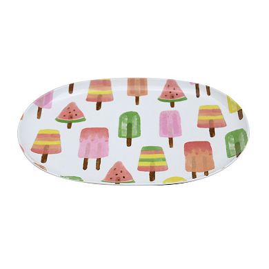Celebrate Together™ Summer Popsicle Patterned Melamine Serving Platters 2-piece Set