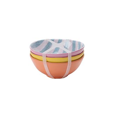 Celebrate Together Summer Fruit Melamine Dip Bowls 3-piece Set