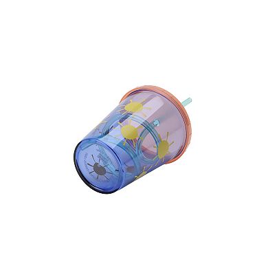 Celebrate Together™ Summer Happy Sun Plastic Straw Cup