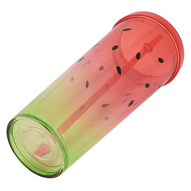 Celebrate Together™ Summer Ombre Watermelon Plastic Straw Cup