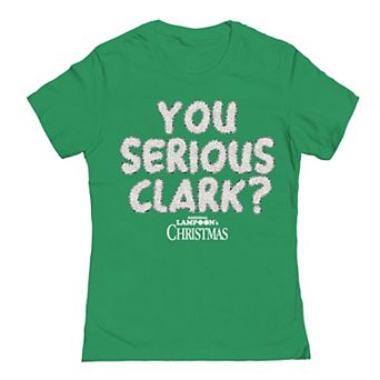 Junior's Serious Clark White National Lampoon's Christmas Vacation Graphic Tee