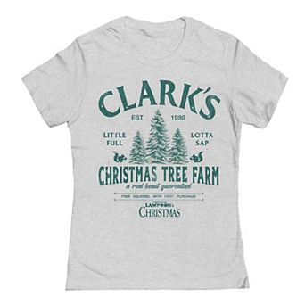 Junior's Clarks Christmas Tree National Lampoon's Christmas Vacation Graphic Tee