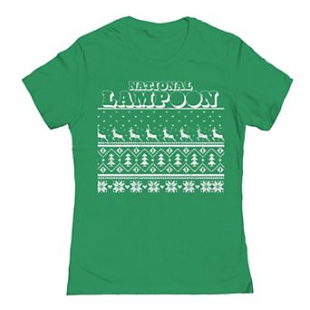 Junior's Xmas Ugly Sweater National Lampoon's Christmas Vacation Graphic Tee