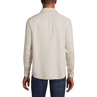 Men's Lands' End Relaxed Twill Shirt